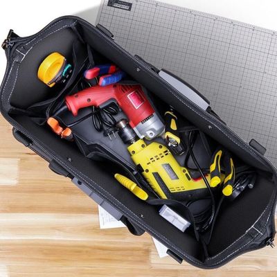 Bolsa de herramientas impermeable de trabajo pesado Bolsa de herramientas de mantenimiento personalizada Média suave