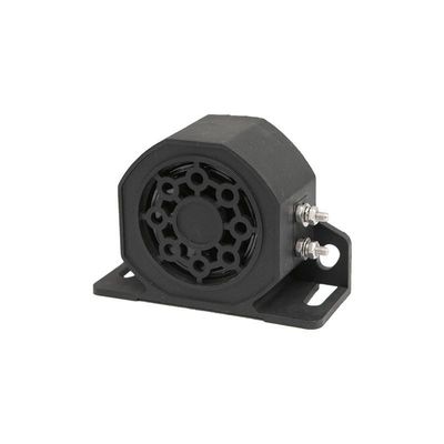 12V - 24V Corn inverso de automóvil IP67 Alarma inversa de camión Negro con soporte de montaje de acero inoxidable