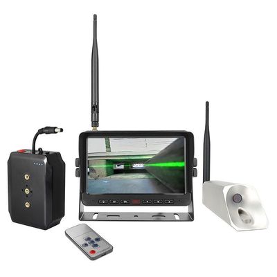 Sistema de cámara inalámbrica para montacargas de 10V–45V DC – Impermeable, para trabajo pesado, monitoreo de montacargas