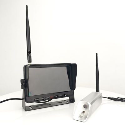 2412MHz - 2484MHz Sistema de cámara inalámbrica de montacargas de 7 pulgadas cámara inalámbrica de visión trasera