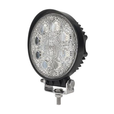 Luz de trabajo LED redonda Luz auxiliar LED a prueba de agua 24W Con carcasa de aluminio fundido