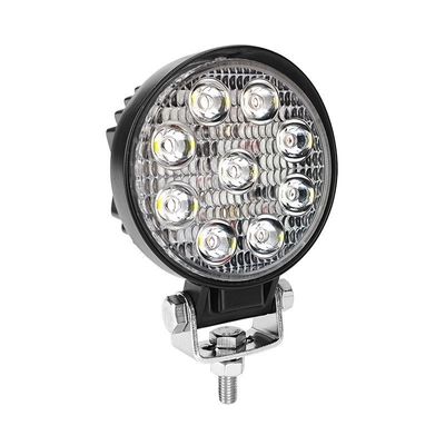 LED Mini 27W IP67 Proyector luz redonda del vehículo de trabajo