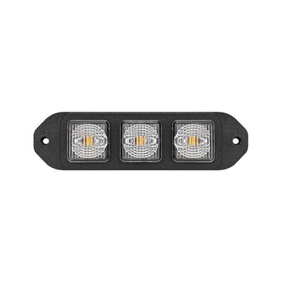 Flexible barra de luz Strobe Ámbar LED resistente al agua Barra de luz de advertencia 9W