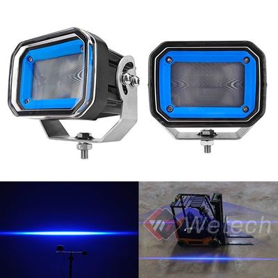 Luz de advertencia de línea de haz Luz de carretilla elevadora LED Línea recta Indicador de seguridad del camión Rojo Azul Verde Led