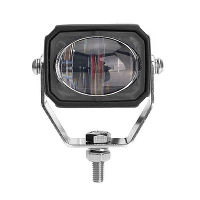 Luz de zona roja para montacargas de 10V - 80V, luces rojas de 10W para montacargas con carcasa de aluminio fundido
