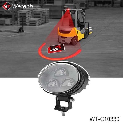 IP67 Luz de arco de carretilla elevadora 30W Luces de camión elevadora 10V - 80V Para la seguridad de los peatones y la zona de carretilla elevadora
