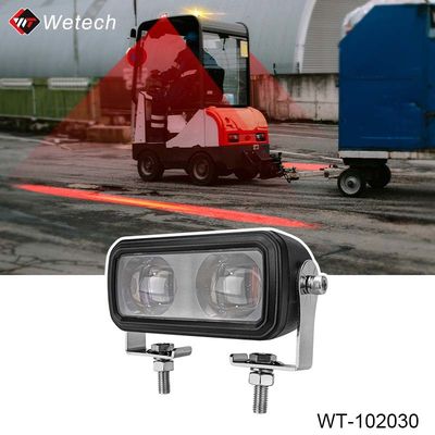 Luces de trabajo de carretillas elevadoras a prueba de agua 12V 24V Luces de seguridad para peatones de carretillas elevadoras 30W