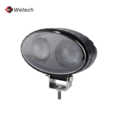 10V - 80V Luz LED azul IP67 Luces de luces de camión con soporte de montaje de acero inoxidable