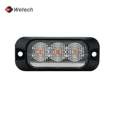 Luz estroboscópica LED ámbar IP67 para camión, 12V 24V