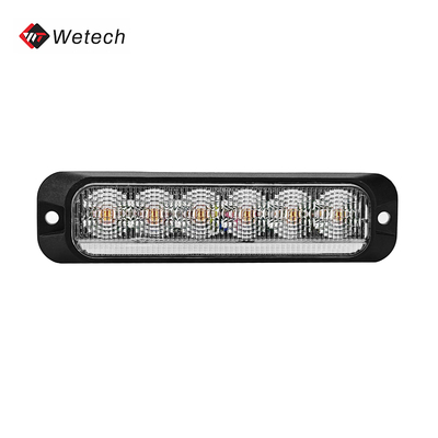 Luz estroboscópica de emergencia LED de alto brillo para camiones, luces de emergencia LED para vehículos de 18W