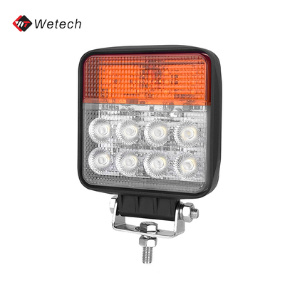 Luz de trabajo LED 12V 24V DC 24W de luz de inundación con señal de giro y diseño duradero