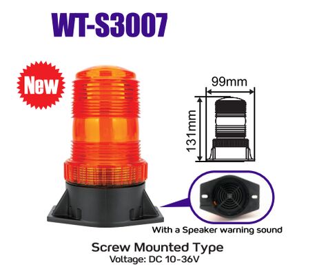 Luz de baliza LED con base montada con tornillos 30PCS LEDs SMD 5730 IP65 Impermeable para carretilla elevadora