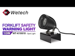 WT-K10810 Luz de marcha atrás para carretilla elevadora, resistente al agua, luz de advertencia de punto azul para carretilla elevadora