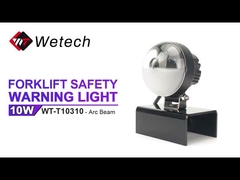 WT-T10310 IP67 Luz de arco de seguridad para carretillas elevadoras 10W Luces laterales rojas para carretillas elevadoras
