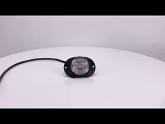 WT-TC10912-1 Luces estroboscópicas Flash 12V 24V LED Ámbar Luz de advertencia estroboscópica para camiones Adhesivo de 3m