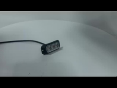 WT-T10909 IP67 Flash Strobe Amber Led Light 12V 24V Lámpara para camión de luz de estroboscopo