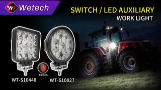 Ilumine su lugar de trabajo Luz LED para tractor de 24 W