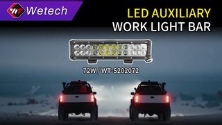 Ilumine su granja: luz LED para tractor de 12 W